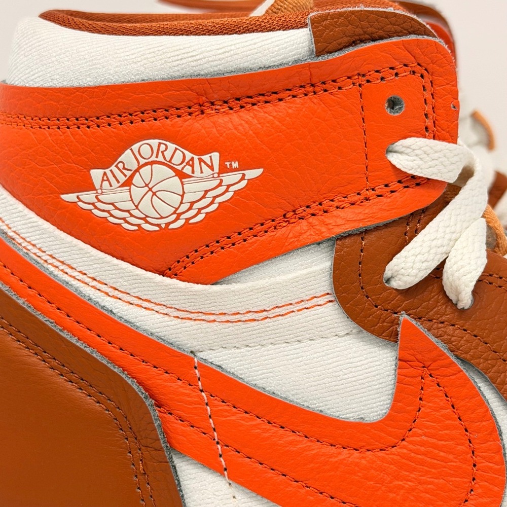 Air Jordan 1 MM High Safety Orange FB9893-800 Men's Sz 9.5 Pre-Owned AJ1 - Picture 9 of 16